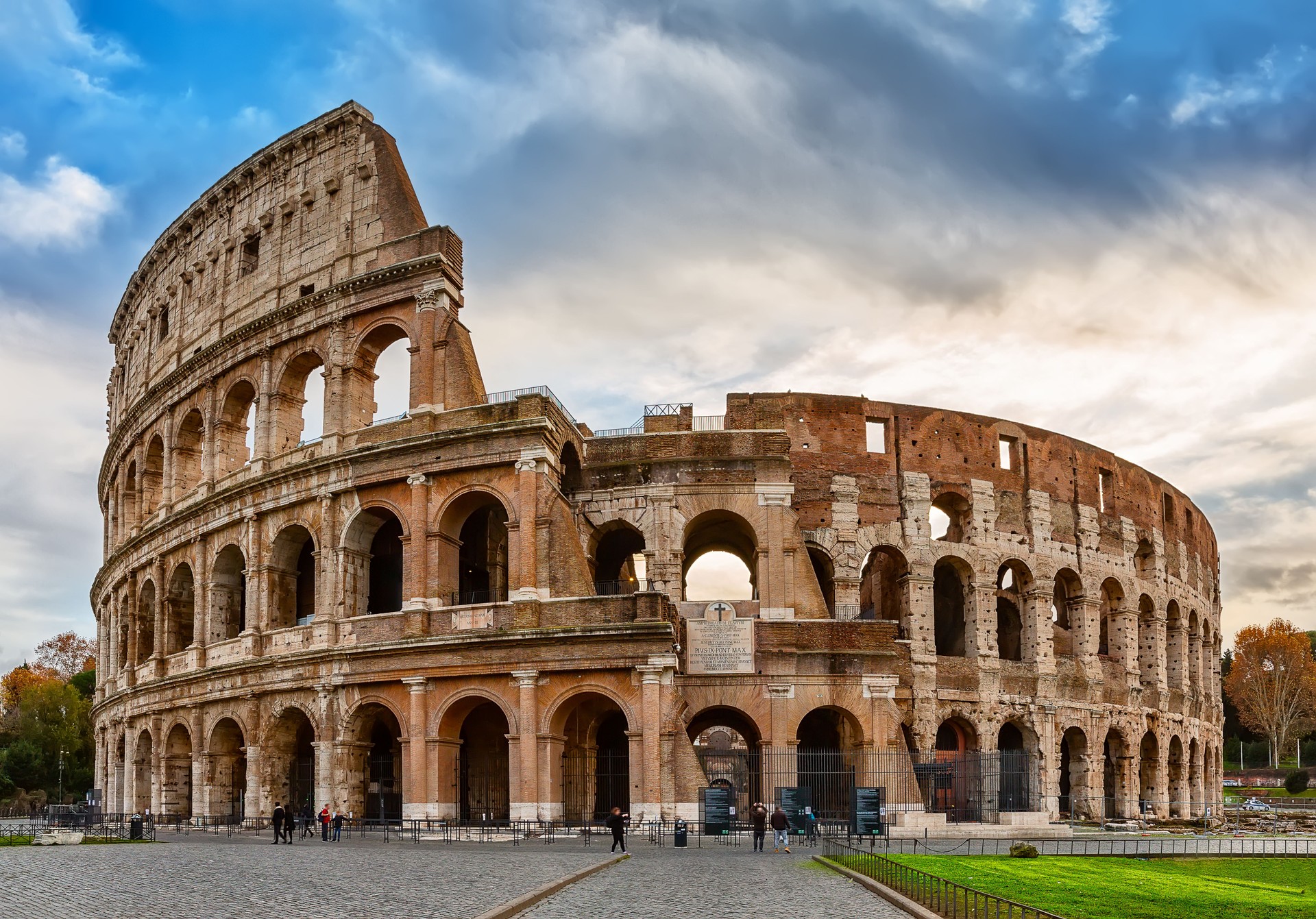 Colosseum (Coliseum) is one of main travel attraction of Rome in Italy.